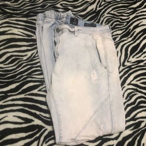 Cotton on distressed jean jogger